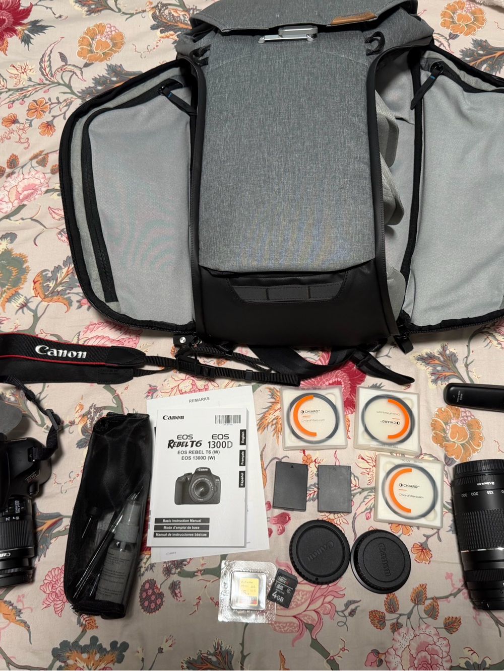 Canon Camera with Bag Kit and several accessories